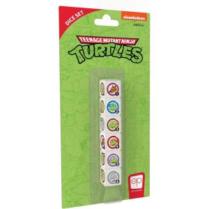 Teenage Mutant Ninja Turtles Dice Set | Collectible d6 Dice Featuring TMNT Characters – Splinter, Leonardo, Michelangelo, Raphael, Donatello, and Shredder | Officially Licensed 6-Sided Dice
