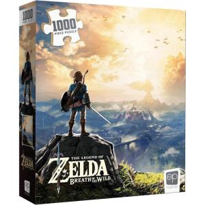 The Legend of Zelda “Breath of the Wild” 1000 Piece Jigsaw Puzzle Collectible Puzzle Featuring Link from The Legend of Zelda Video Game Officially Licensed Nintendo Merchandise