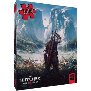 USAOPOLY The Witcher Skellige 1,000 Piece Jigsaw Puzzle | Collectible Puzzle Featuring Geralt in The Skellige Isles from The Witcher Video Game | Officially Licensed CD Projekt Red Merchandise