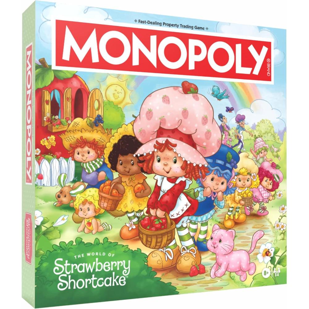 image:imageMonopoly Strawberry Shortcake Board Game Buy Sell amp Trade Locations Like Big Apple City Citrus Acres amp More Includes 6 Collectible Tokens Like Blueberry Muffins Basket amp More Official Merch