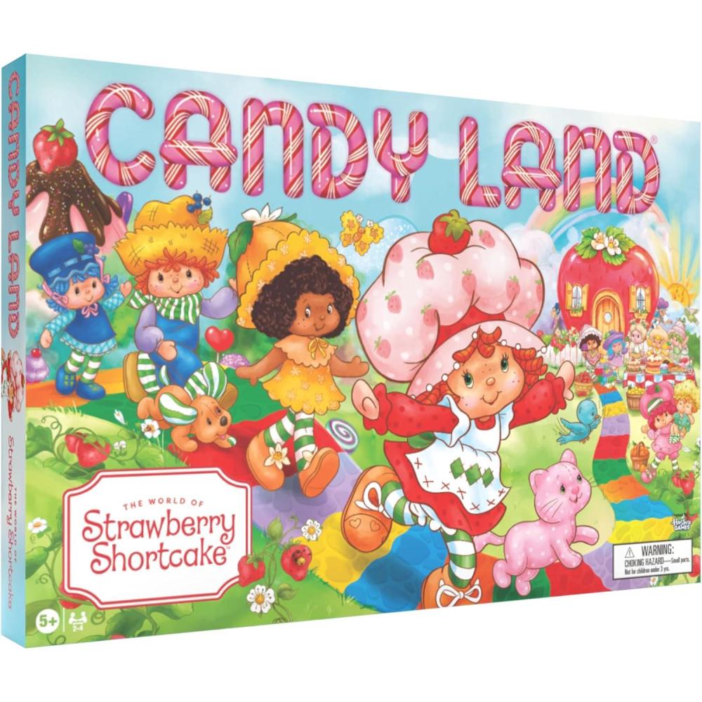 image:imageCandy Land Strawberry Shortcake Classic Board Game for Kids amp Family Nostalgic Adventure Color Matching Path Featuring Iconic Characters and Locations 24 Players Ages 5 Officially Licensed