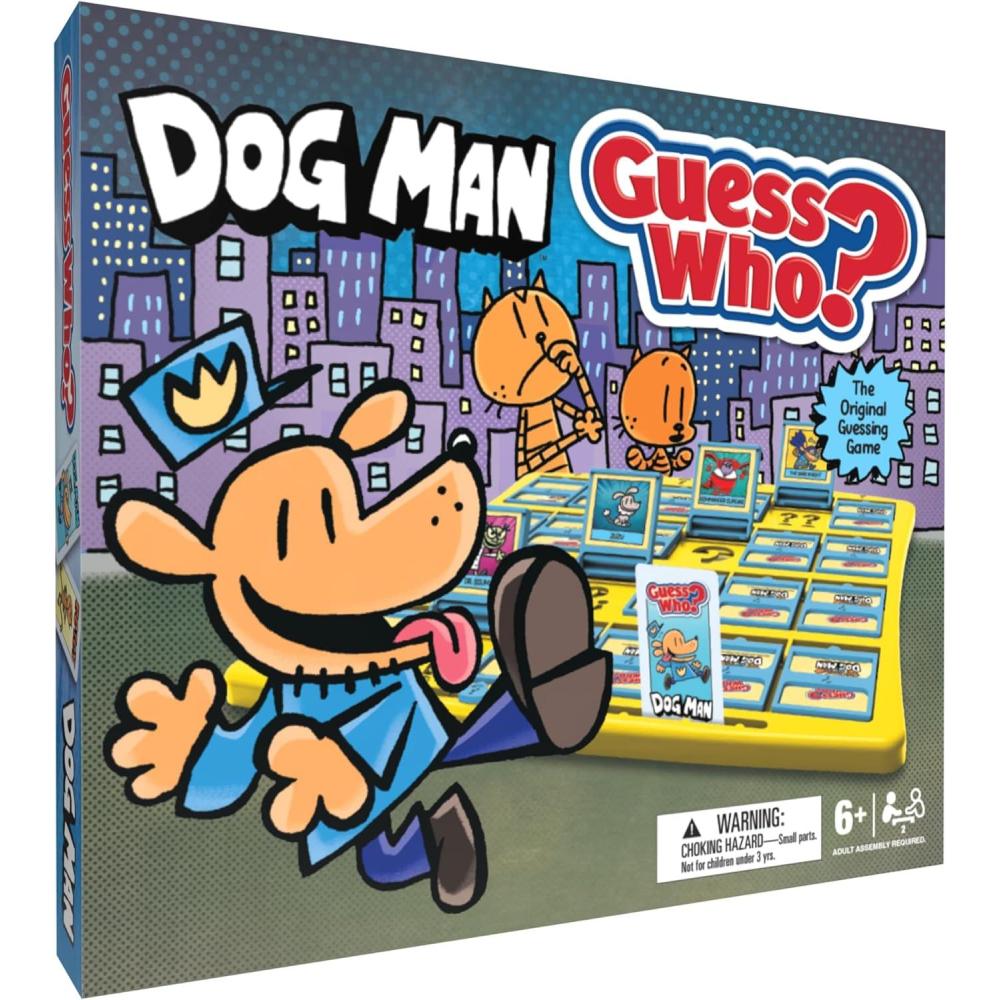 image:imageGuess WHO Dogman Board Game Featuring Lil Petey Piggy and More FamilyFriendly Childrens Mystery Game of Deduction 2 Players Ages 6 amp Up Officially Licensed Merchandise amp Collectible