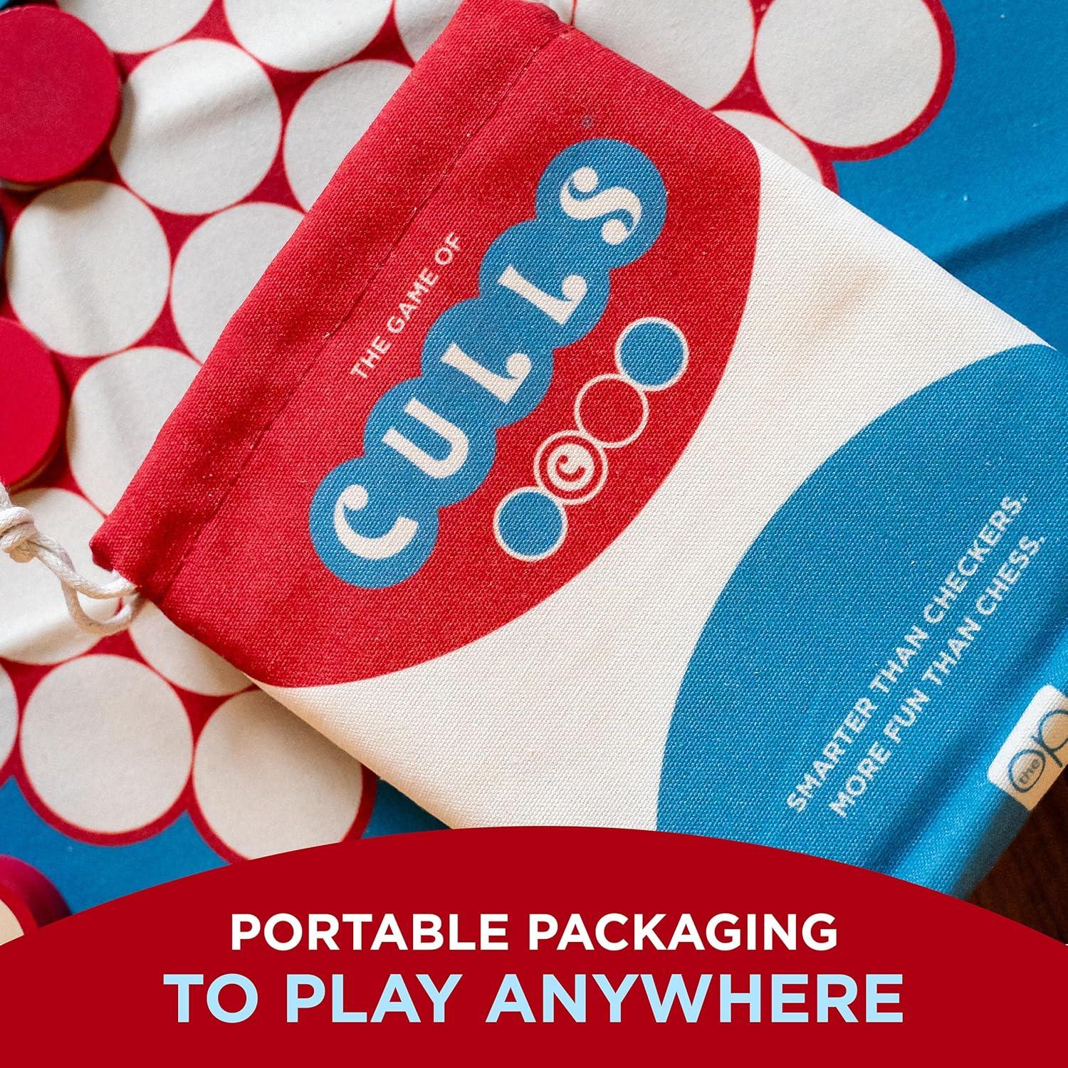 image:imageCULLS an Abstract Strategy Board Game Smarter Than Checkers and More Fun Than Chess A Travel Friendly Quick Thinking Tactics Game for Ages 6 amp Up 24 Player Family Game 10 Minutes Play Time