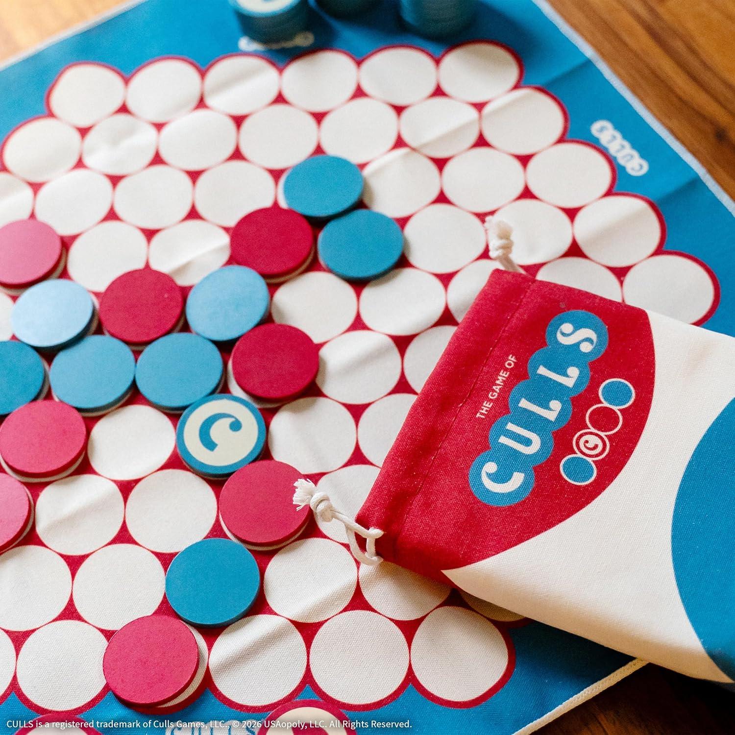 image:imageCULLS an Abstract Strategy Board Game Smarter Than Checkers and More Fun Than Chess A Travel Friendly Quick Thinking Tactics Game for Ages 6 amp Up 24 Player Family Game 10 Minutes Play Time
