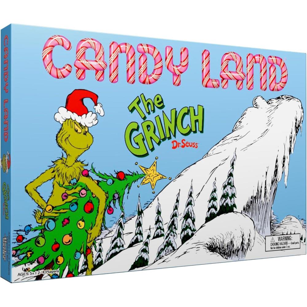 image:imageCandy Land The Grinch Board Game Play as WhoVille Characters and Race to Mt Crumpit Classic Preschool Game for Kids and Families Ages 5 24 Players Officially Licensed Dr Seuss Merchandise