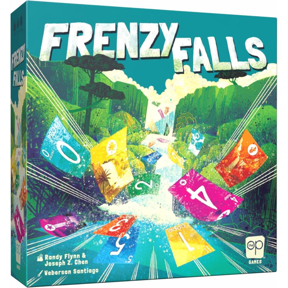image:imageFrenzy Falls A Chaotic LightStrategy Card Game Easy to Learn Score Points with Hidden Actions amp Waterfall Chain Reactions 26 Players from the Designers of Cascadia amp Fantastic Factories