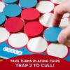 CULLS, an Abstract Strategy Board Game, Smarter Than Checkers and More Fun Than Chess, A Travel Friendly Quick Thinking Tactics Game for Ages 6 & Up, 2-4 Player Family Game, 10+ Minutes Play Time