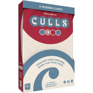 CULLS, an Abstract Strategy Board Game, Smarter Than Checkers and More Fun Than Chess, A Travel Friendly Quick Thinking Tactics Game for Ages 6 & Up, 2-4 Player Family Game, 10+ Minutes Play Time
