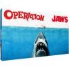 Operation: Jaws Board Game, Test Your Skills and Celebrate The 50th Anniversary, Featuring 12 Custom Pieces from Shark Tooth to Harpoon, Protect Beach Goers and Remove Evidence on Amity Island